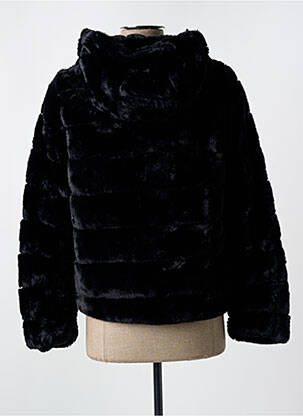 Manteau court capuche a capuche noir TRUSSARDI JEANS femme