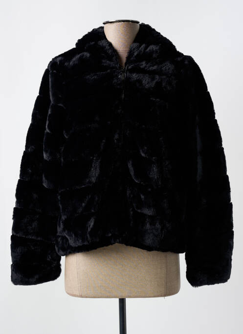 Manteau court capuche a capuche noir TRUSSARDI JEANS femme