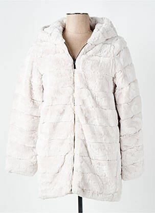 Manteau court capuche a capuche gris TRUSSARDI JEANS femme
