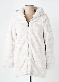 Manteau court capuche a capuche gris TRUSSARDI JEANS femme