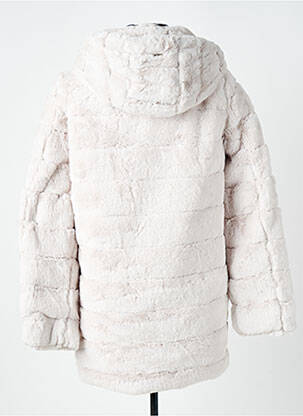 Manteau court capuche a capuche gris TRUSSARDI JEANS femme