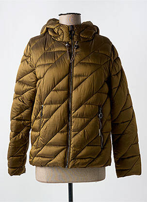 Doudoune poches a capuche vert TRUSSARDI JEANS femme