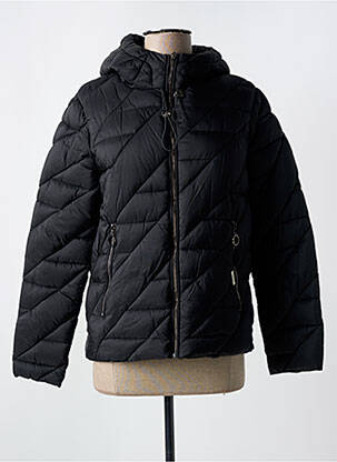 Doudoune manches longues a capuche noir TRUSSARDI JEANS femme