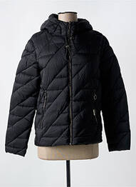 Doudoune poches a capuche noir TRUSSARDI JEANS femme
