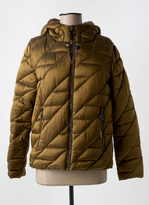 Doudoune poches a capuche vert TRUSSARDI JEANS femme
