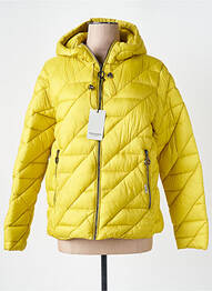 Doudoune poches a capuche jaune TRUSSARDI JEANS femme