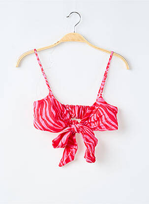 Top coupe cintrée sans manche rose H&M femme