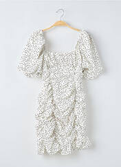 Robe courte blanc LOAVIES pour femme seconde vue