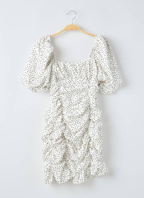 Robe courte blanc LOAVIES pour femme