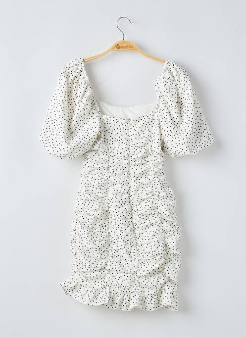 Robe courte blanc LOAVIES pour femme