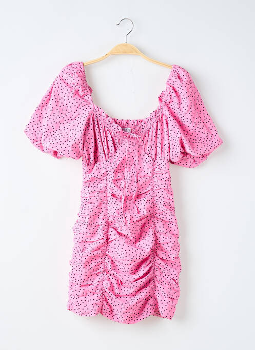 Robe courte rose LOAVIES femme