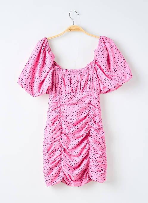 Robe courte rose LOAVIES femme