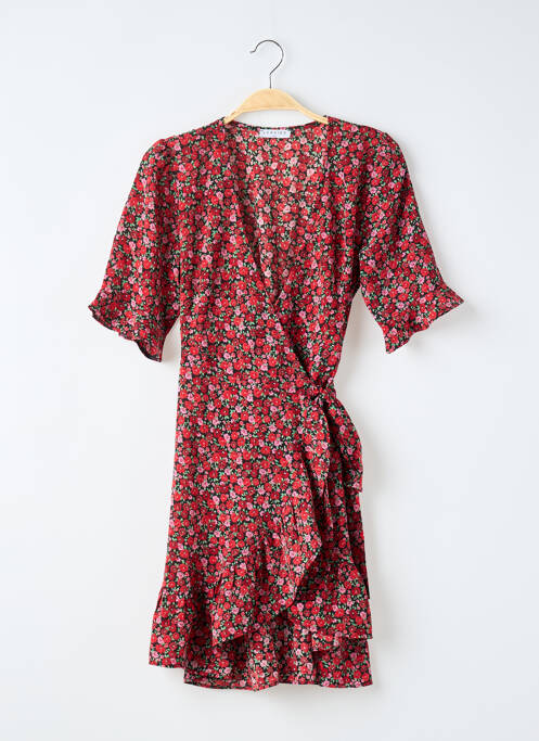 Robe courte rouge LOAVIES pour femme