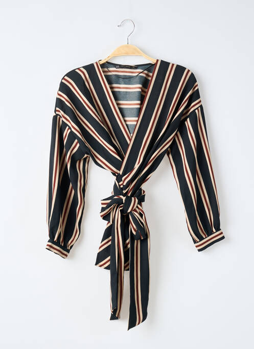 Top noir ZARA pour femme