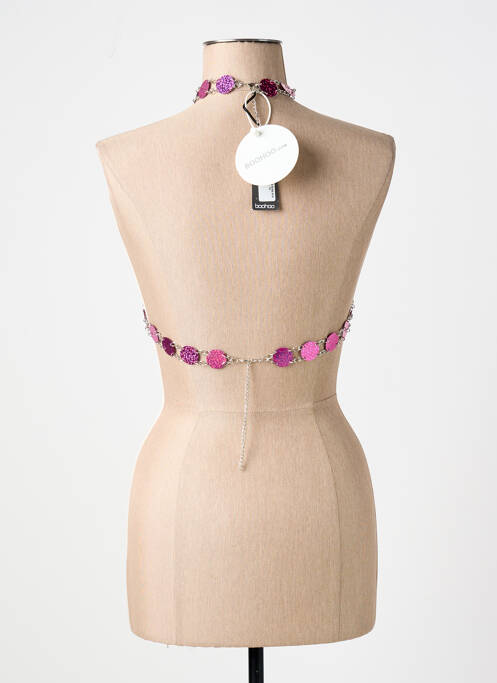 Top rose BOOHOO pour femme