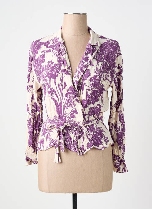 Top violet H&M pour femme