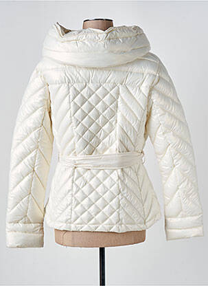 Doudoune poches a capuche blanc TRUSSARDI JEANS femme