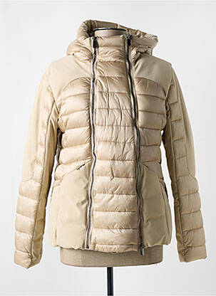 Doudoune poches a capuche beige TRUSSARDI JEANS femme