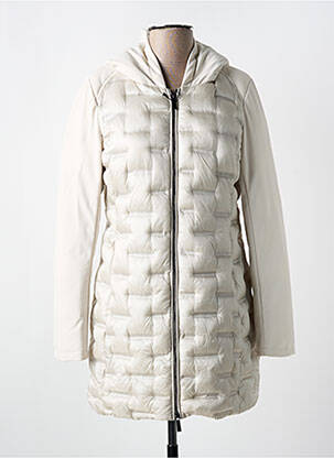 Doudoune manches longues a capuche gris TRUSSARDI JEANS femme