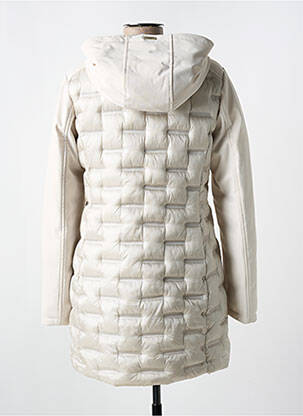 Doudoune manches longues a capuche gris TRUSSARDI JEANS femme