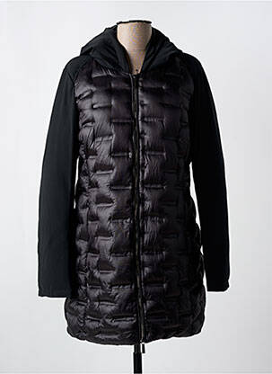 Doudoune poches a capuche noir TRUSSARDI JEANS femme