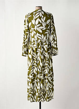 Robe longue manches longues manches longues vert LA PETITE ETOILE femme