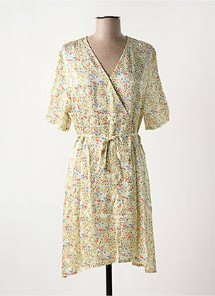 Robe courte manches courtes manches courtes beige HARRIS WILSON femme