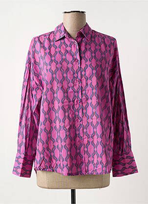 Chemisier coupe cintrée manches longues rose HARRIS WILSON femme