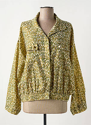 Veste casual poches vert LA PETITE ETOILE femme