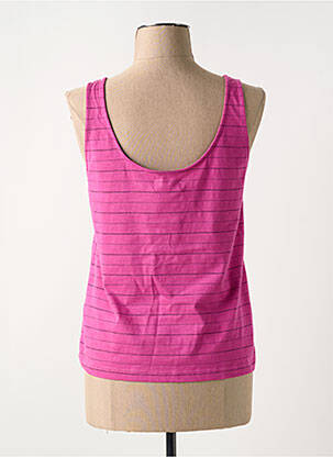 Débardeur stretch sans manche violet DES PETITS HAUTS femme