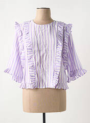 Blouse violet YERSE pour femme seconde vue