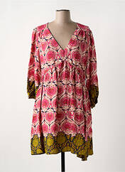 Robe courte rose LA PETITE ETOILE pour femme seconde vue