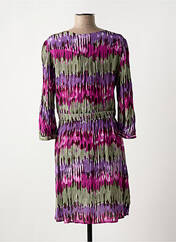 Robe courte violet LA PETITE ETOILE pour femme seconde vue