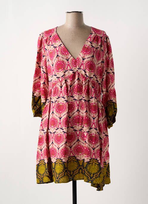 Robe courte rose LA PETITE ETOILE pour femme