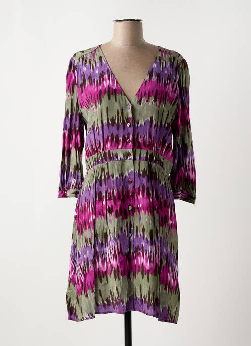 Robe courte violet LA PETITE ETOILE pour femme