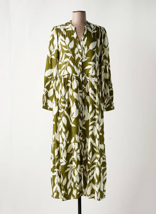 Robe longue vert LA PETITE ETOILE pour femme