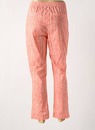 Pantalon droit tissage popeline taille normale orange HARRIS WILSON femme