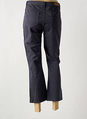 Pantalon 7/8 taille à pinces taille basse gris HAPPY femme