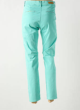 Pantalon chino taille basse taille basse bleu HAPPY femme