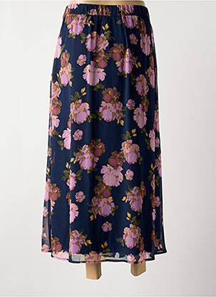 Jupe longue tissage crêpe bleu LA PETITE ETOILE femme