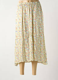 Jupe longue tissage crêpe beige HARRIS WILSON femme