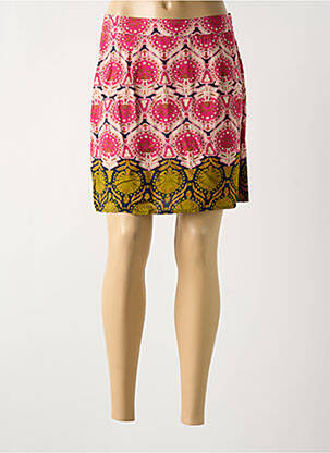 Jupe courte coupe droite rose LA PETITE ETOILE femme
