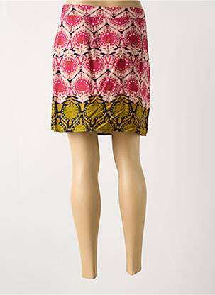 Jupe courte coupe droite rose LA PETITE ETOILE femme