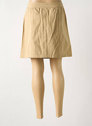 Jupe courte poches beige LA PETITE ETOILE femme