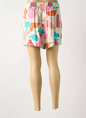 Short coupe fluide taille normale beige GRACE & MILA femme
