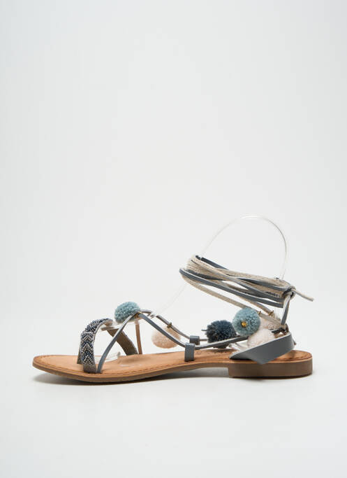 Tongs gris MOLLY BRACKEN pour femme