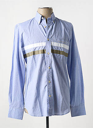 Chemise manches longues poches bleu FACONNABLE homme