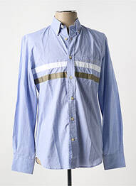 Chemise manches longues poches bleu FACONNABLE homme
