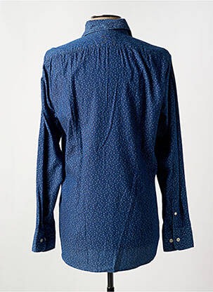 Chemise manches longues coupe cintrée bleu FACONNABLE homme