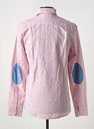 Chemise manches longues coupe cintrée rose HACKETT homme